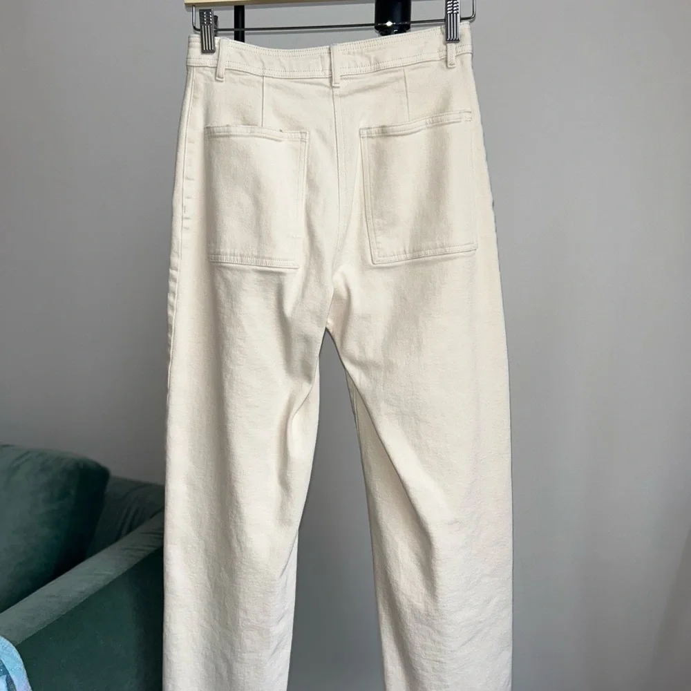 Wilfred Cream High-Rise Pants - Picture 2 of 3